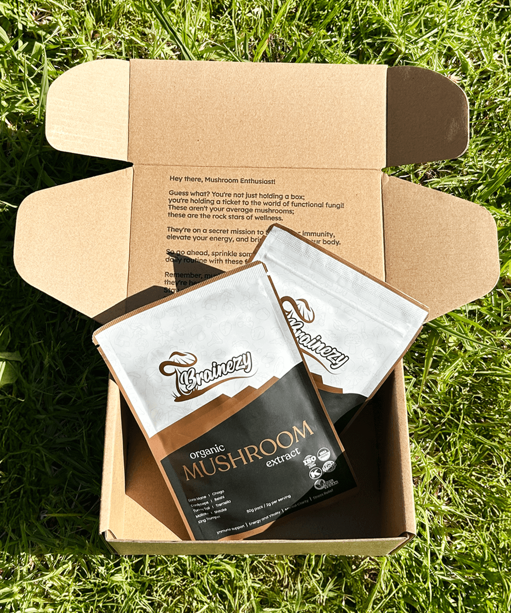 Brainezy 9in1 Daily Wellness Mushroom Secret- 30 Servings